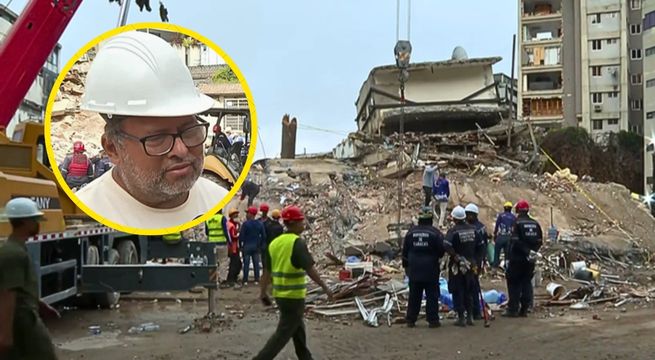 Bombero jubilado busca a su hijo entre los escombros tras los terremotos en Venezuela