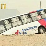 Bus de AeroDirecto cae a una zanja cuando iba al Aeropuerto Jorge Chávez