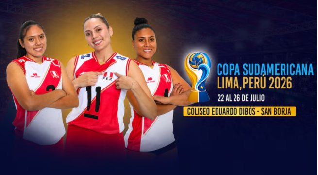 Copa Sudamericana de Vóley 2026: fixture completo de Perú en el torneo que inicia en Lima