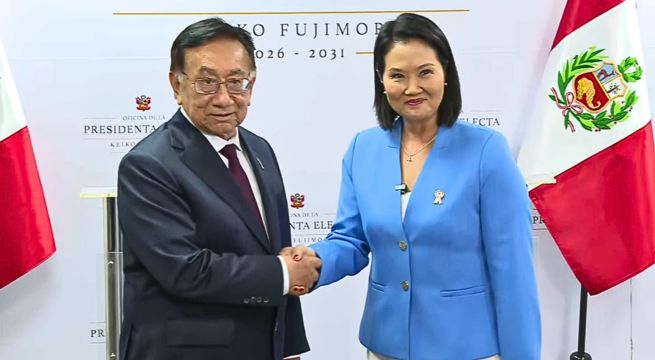 José Balcázar visita a Keiko Fujimori tras su oficialización como presidenta electa | VIDEO
