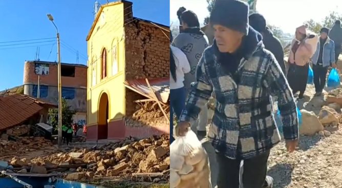 Sismo en Junín: llevan ayuda humanitaria y desayunos a familias damnificadas | VIDEO