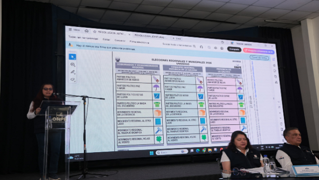 ONPE aprueba seis modelos de cédulas para las Elecciones Regionales y Municipales 2026