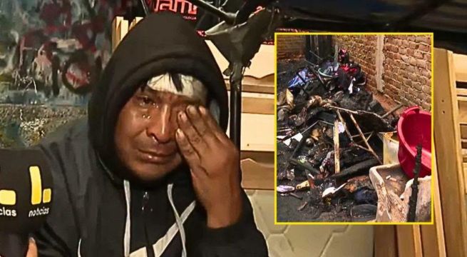 Padre de familia tras muerte de sus tres hijos y esposa en incendio: "No pude salvarlos"