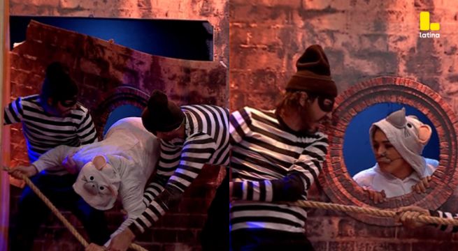 ¡Yiddá Eslava protagonizó un divertido ingreso junto a Manuel Gold y Eduardo Romay en Me Caigo De Risa!