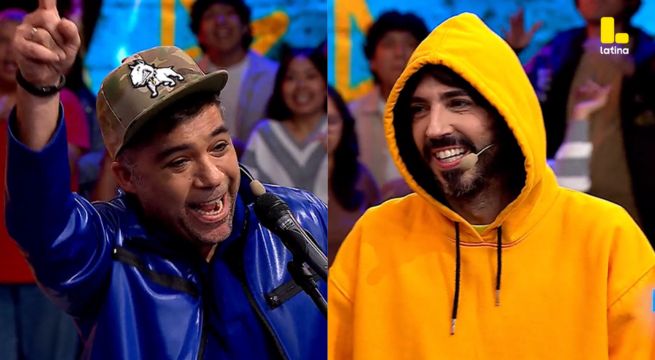 ¡Renzo Schuller respondió con una ingeniosa rima y sorprendió a Jair Wong en plena competencia de Me Caigo De Risa!