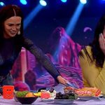 ¡Angie Arizaga retiró el mantel de la mesa sin botar nada y sorprendió a todos en el reto!