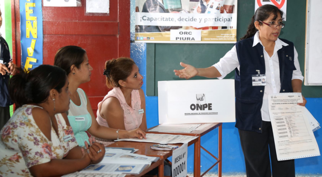 Sorteo de miembros de mesa se realizará este 24 de julio para las Elecciones Regionales y Municipales 2026