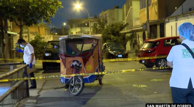 SMP: matan a balazos a mototaxista minutos después de dejar a una pasajera