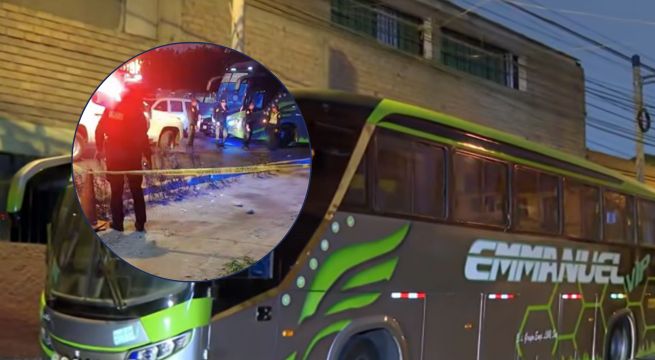 Chofer lucha por su vida tras ser baleado mientras conducía un bus interprovincial en SMP