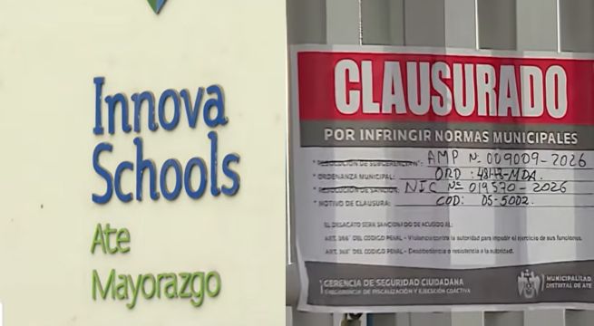 Clausuran colegio en Ate tras denuncia por tocamientos indebidos a escolar de 10 años