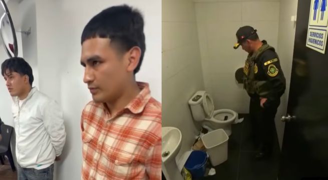 Delincuentes ocultan dos pistolas en un inodoro tras fallido robo a tienda de tecnología en Los Olivos