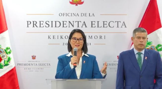 Keiko Fujimori anuncia a Luis Galarreta como presidente del Consejo de Ministros