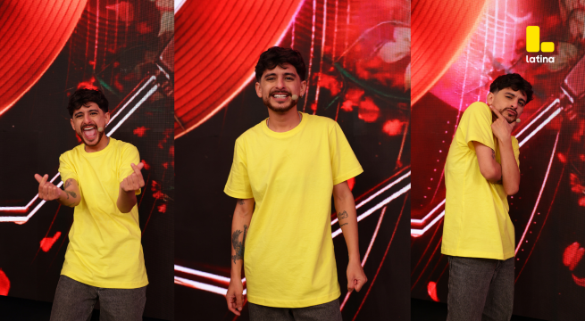 ¡Daniel Menacho llegó a Me Caigo de Risa y el equipo amarillo armó un recibimiento por todo lo alto!