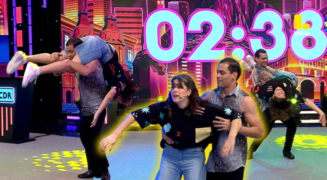 Me Caigo De Risa: Alicia Mercado terminó de cabeza... ¡y aun así ganó el juego!