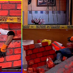 Me Caigo De Risa: ¡Lo que hizo Angie Arizaga para no caerse terminó derribando la escenografía!