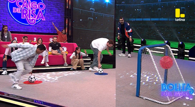 ¡Ni podía caminar! Óscar Tito venció a Eduardo Romay en el juego más mareador de Me Caigo de Risa|