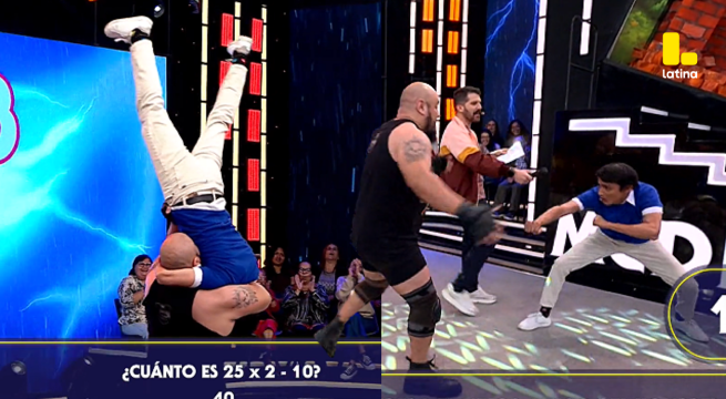 Me Caigo de Risa: Lo cargaron, lo doblaron, lo estrangularon y aun así Julio Díaz respondió 17 preguntas