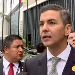 Santiago Peña habla antes de la toma de mando de Keiko Fujimori: 