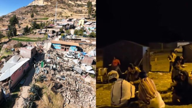 A tres días del sismo en Junín: damnificados de Chongos Bajo siguen durmiendo a la intemperie | VIDEO