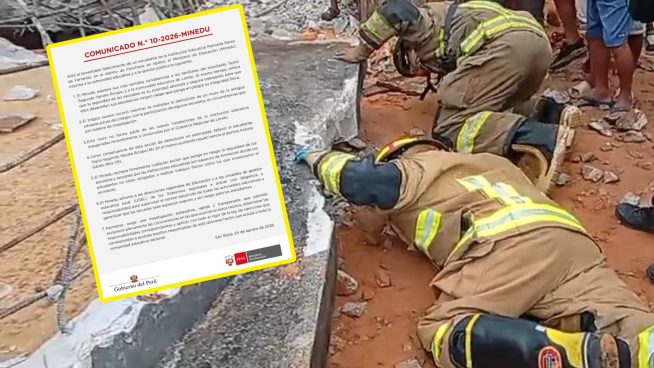 Ministerio de Educación se pronunció tras muerte de escolar en colegio de Iquitos