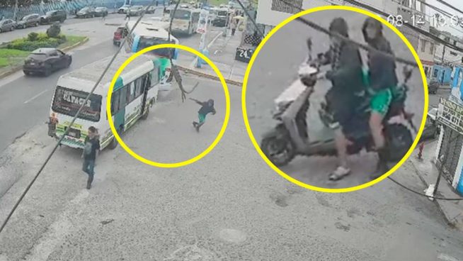 Balean a chofer adulto mayor en el Callao frente al Hospital Sabogal