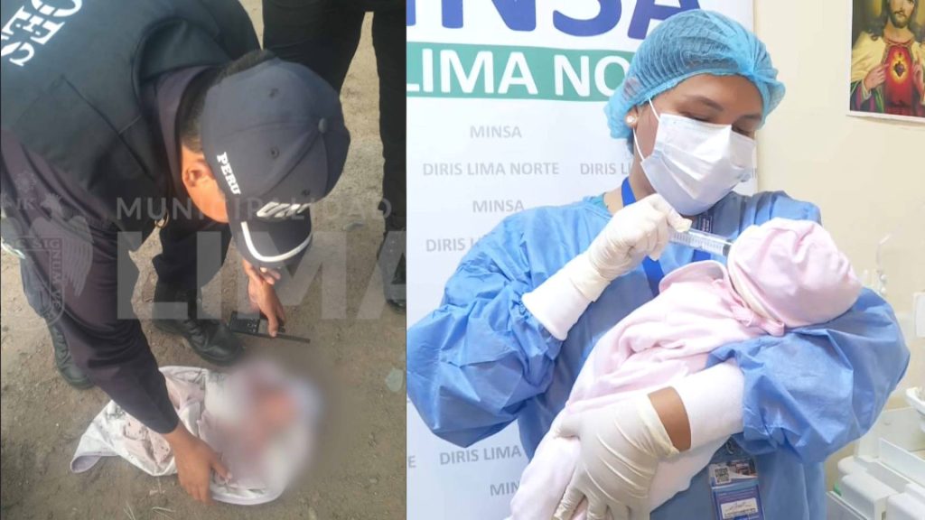 Abandonan una bebé de menos de un día de nacida entre matorrales del Rímac | VIDEO