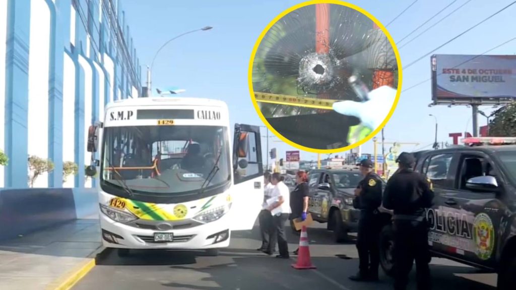 Atacan a balazos a chofer de bus en el Callao: Víctima lucha por su vida en UCI