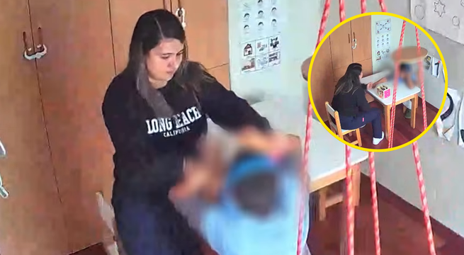 Captan en cámara la agresión de una psicóloga contra un niño con autismo: madre denuncia maltratos contínuos