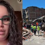 Peruana en Colombia relata su experiencia tras terremoto: 