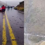 Cusco: vía Cusco-Quillabamba queda bloqueada por deslizamiento tras intensas lluvias