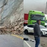 Arequipa: derrumbe de rocas mantiene bloqueada la Panamericana Sur en tramo Ático-Ocoña | VIDEO