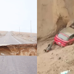 Ilo: forado generado por huaico interrumpe paso de pasajeros y productos por carretera Costanera Sur
