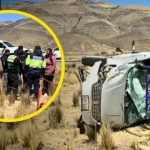 Joven de 27 años muere tras despiste de camioneta en Puno