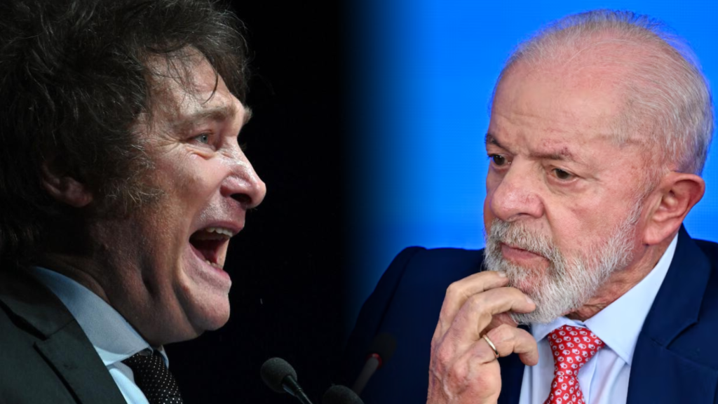 Brasil retira a su embajador argentino por insultos de Javier Milei a Lula da Silva