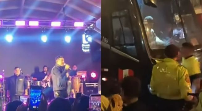Armonía 10 abandona escenario tras presuntos disparos durante concierto en Manchay