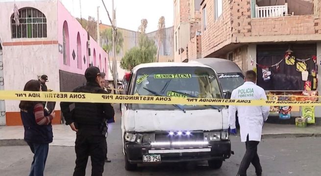 Chofer de combi es asesinado de ocho disparos delante de su madre: dos pasajeras resultaron heridas en Cercado de Lima