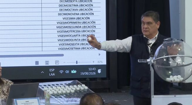 Elecciones Regionales y Municipales 2026: ONPE sorteó ubicación de partidos en la cédula de votación
