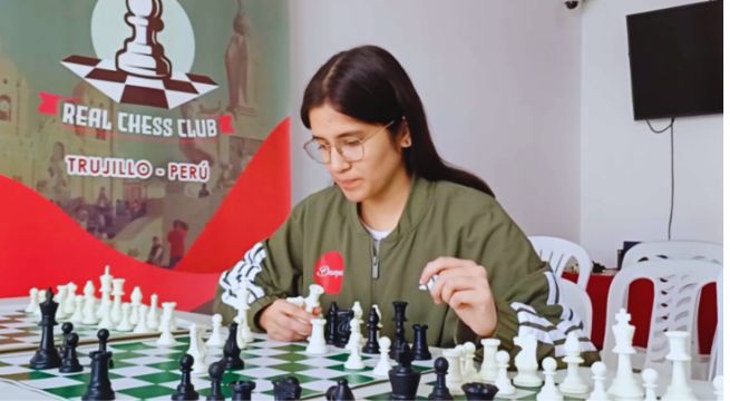 Flor de María Zárate, la joven que llevará al Perú al Mundial de Ajedrez en Uzbekistán