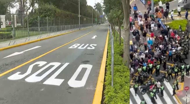 Marcha blanca del carril bidireccional desata protesta de colectiveros