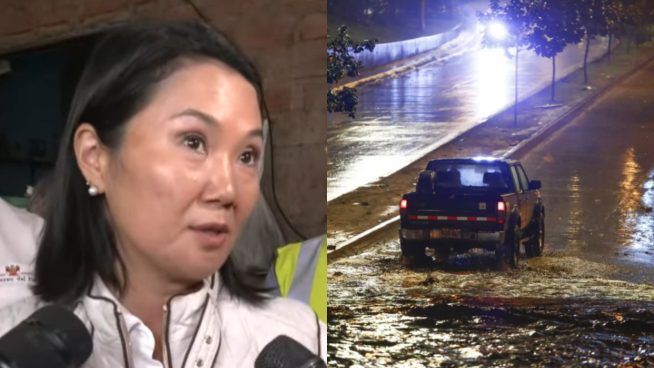 Keiko Fujimori anuncia declaratoria de emergencia en Lima y regiones por lluvias | VIDEO