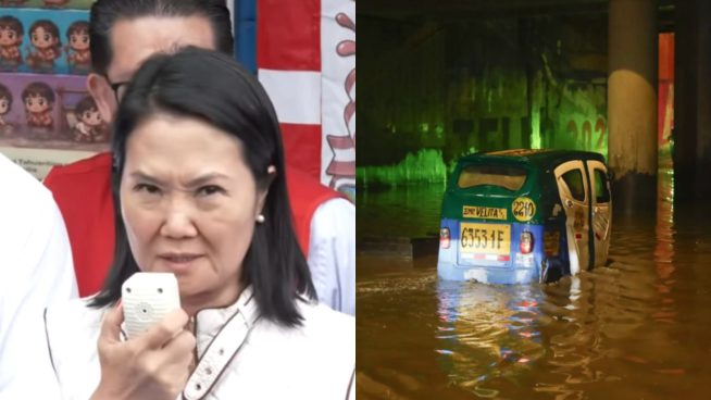 Keiko Fujimori: Colegios de Lima Sur afectados por lluvias retomarán clases en una semana | VIDEO
