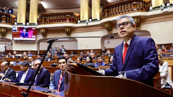 Luis Galarreta sustenta ante el Congreso la Ley de Presupuesto Público 2027