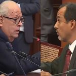 Julio Velarde y Humberto Morales protagonizaron un tenso momento en el Congreso | VIDEO