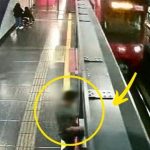 Cámara capta muerte de peruano tras ser impactado por tren en Chile