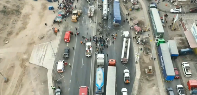 Puente Piedra: El preciso instante del múltiple choque en Panamericana Norte que dejó un fallecido