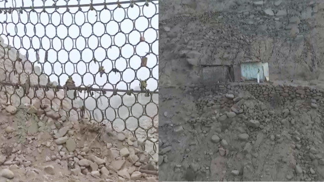 Chosica: geomallas sin mantenimiento y casetas en zona expuesta de la quebrada Quirio | VIDEO