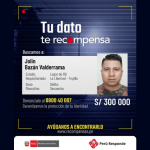 Mininter ofrece S/ 300 mil por información que permita ubicar a alias 'Jolín', cabecilla de La Nueva Jauría