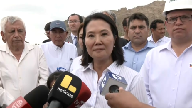 Keiko Fujimori sobre pedido de censura a ministro del Interior: "Quiero expresar todo mi respaldo"
