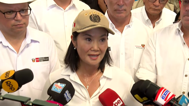 Keiko Fujimori sobre comandante Arriola: "El ministro del Interior debe responder por su desempeño"