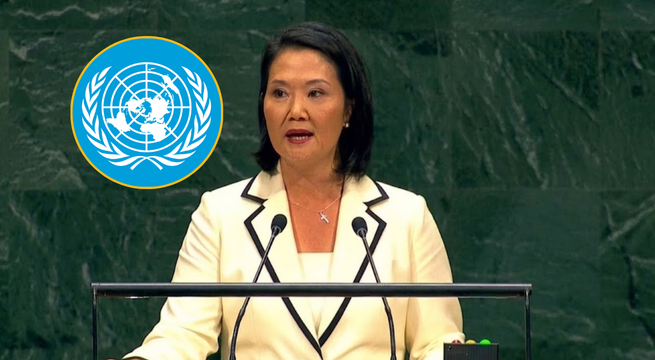 Keiko Fujimori destaca lucha contra el crimen y plantea llamar "terroristas" a organizaciones criminales ante la ONU